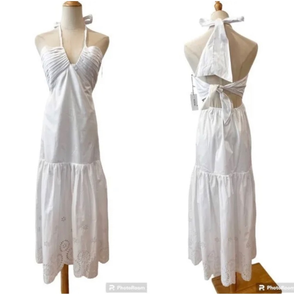 Jason Wu White Cotton Maxi Dress NWT